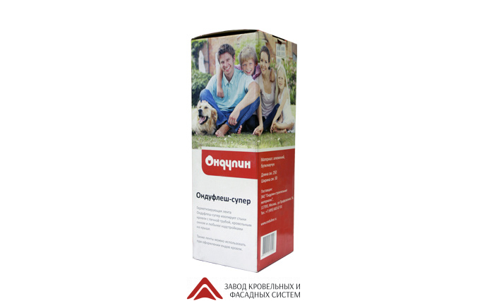 Ондуфлеш Супер 0.30*2.5 м Черный (рельеф 3D)