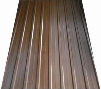 Profile 8 2,0м ПЭ NORD-Сибирь 0,5 (стеновой, забор) склад RAL 3005 Винный красный