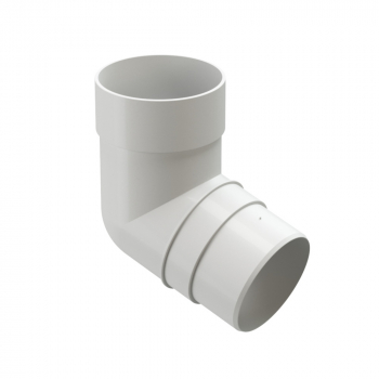 Колено 72 Docke PREMIUM RAL 9003 Пломбир