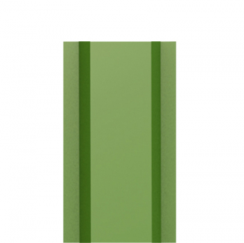 Штакетник П-образный 1,7м ПЭП NORD-Сибирь 0,45 в пленке склад RAL 6005 Зеленый мох