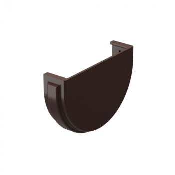 Заглушка желоба Docke PREMIUM RAL 8019 Шоколад