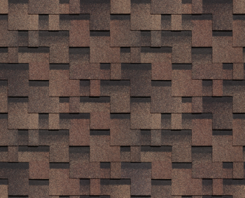 Гибкая черепица коллекция Docke PIE PREMIUM "Генуя" 3кв.м. Трюфель