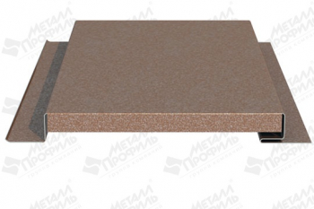 Линеарная панель  Primepanel-Т-Г-24*281/20 (с закрытыми торцами, гладкая с руст 20мм) PRIZMA 0,7мм