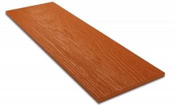 Фибросайдинг DECOVER 3600x190x8 Terracotta (RAL 8023 Оранжево-коричневый) под заказ