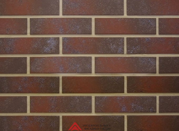 Плитка фасадная структурная Paradyz Semir Brown 245x65,8x7,4мм 44шт в упаковке (52шт/м2)