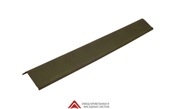 Щипец черепица Ондулин 1,035м ( ветровая доска) Зеленый