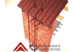 Лестница фасадная Русь 1,86 м