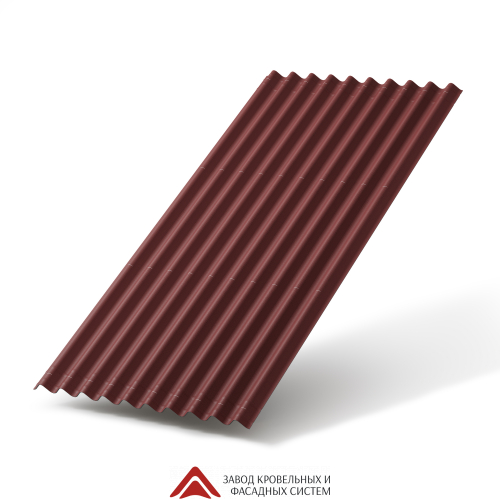 Волнистый лист Ондулин Smart 1.95*0.95 м Красный