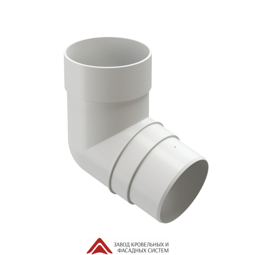 Колено 72 Docke PREMIUM RAL 9003 Пломбир