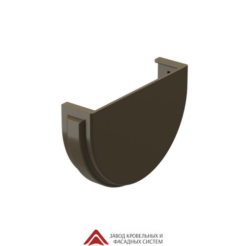 Заглушка желоба Docke PREMIUM RAL 8017 Каштан