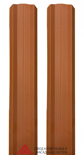Штакетник WOOD М-образ Granit Matt Pural (Односторонний, матовый) 0,5мм