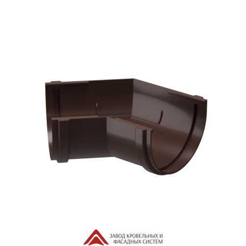 Угловой элемент 135 Docke PREMIUM RAL 8019 Шоколад