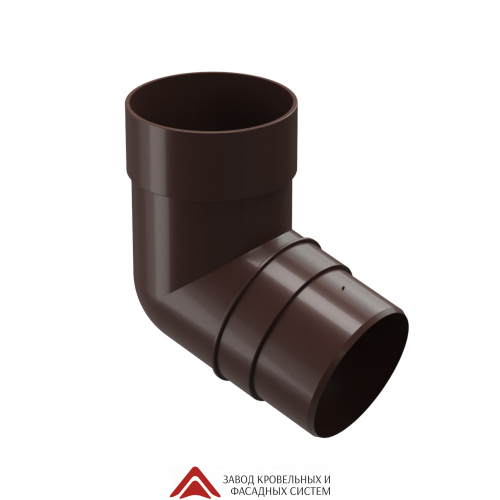 Колено 72 Docke PREMIUM RAL 8019 Шоколад