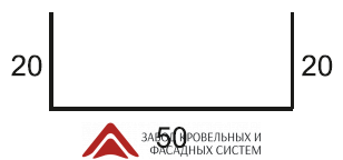 Декоративная накладка 50мм КРИСТАЛЛ (Односторонний, матовый) 0,5мм