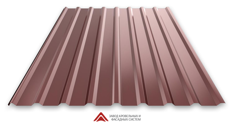 Profile 20R 2,5м ПЭ NORD-Сибирь 0,5 (стеновой, кровельный, забор) склад RAL 6005 Зеленый мох