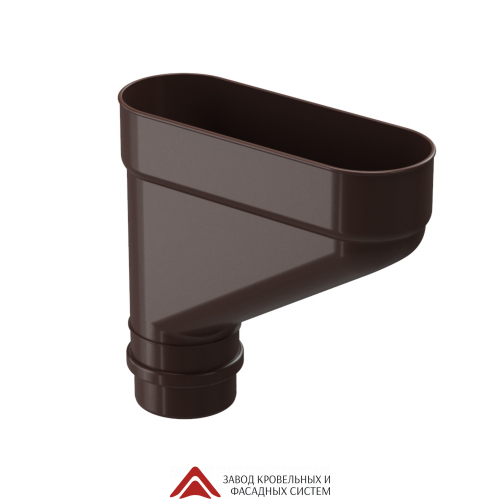 LUX Коллектор 300*300мм Docke RAL 8019 Шоколад