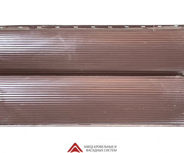 Сайдинг металлический "Под бревно с волной" Некондиция