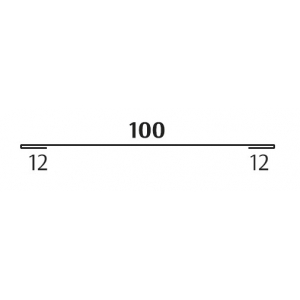 Планка соединительная 100 для сайдинга Принт (Односторонний, глянцевый) 0,45мм