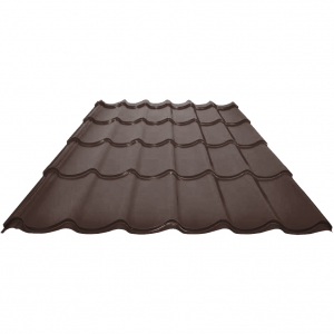 Профиль декоративный Monterrey 3,00*1,2 ПЭ NORD-Сибирь 0,45 cклад RAL 8017 Шоколадно-Коричневый