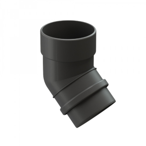 LUX Колено 45 D100 Docke RAL 7024 Графит