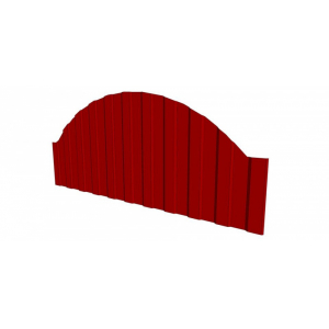 Profile С8 Radius ПЭ NORD - Сибирь (Односторонний, глянцевый) 0,45мм (забор)