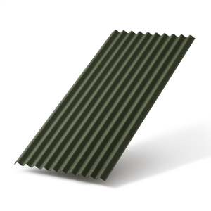 Волнистый лист Ондулин Smart 1.95*0.95 м Зеленый