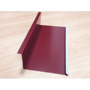 Планка примыкания нижняя 122*250 КРИСТАЛЛ (Односторонний, матовый) 0,5мм