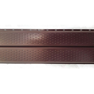 Софит металлический "Под вагонку перфорированный" ПЭП НОРД 0,5 мм в пленке