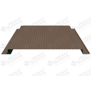 Линеарная панель  Primepanel-О-В-24*316/0 (с откр. торцами, профилиров. без руста) ПЭ 0,7мм