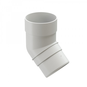 Колено 45 Docke PREMIUM RAL 9003 Пломбир