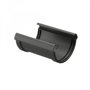 LUX Соединитель желобов Docke D140 RAL 7024 Графит