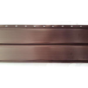 Сайдинг металлический "Под вагонку с волной" ПЭП НОРД 0,5 мм в пленке