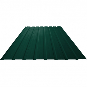 Profile С10 1,7м ПЭ NORD-Сибирь 0,5 (стеновой, забор) склад RAL 6005 Зеленый мох